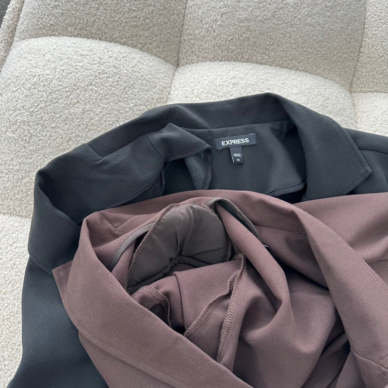 HIPU.VNXK - ÁO BLAZER EXPRESS CROPTOP TAY DÀI 1 NÚT.