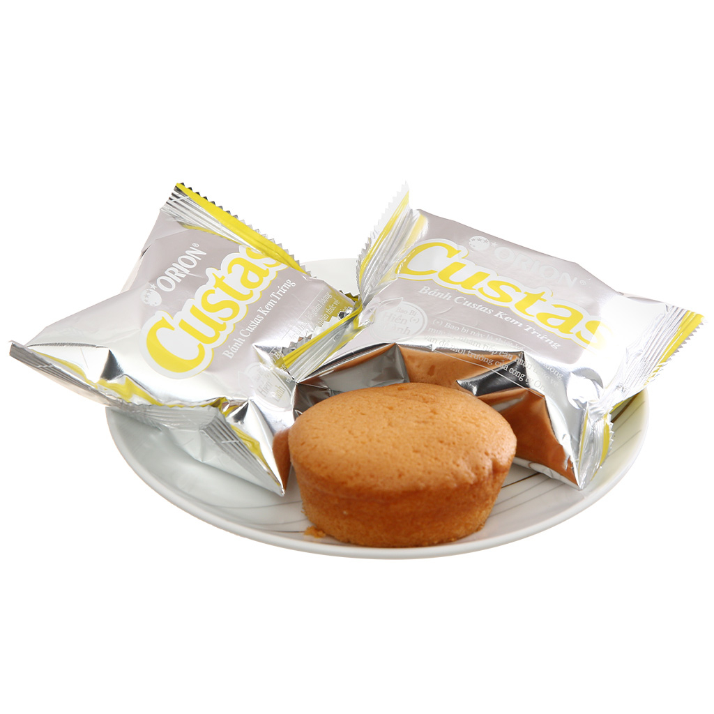 Bánh kem trứng Orion Custas hộp 141g