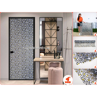 Giấy dán kính 3d trang trí giả đá | a03