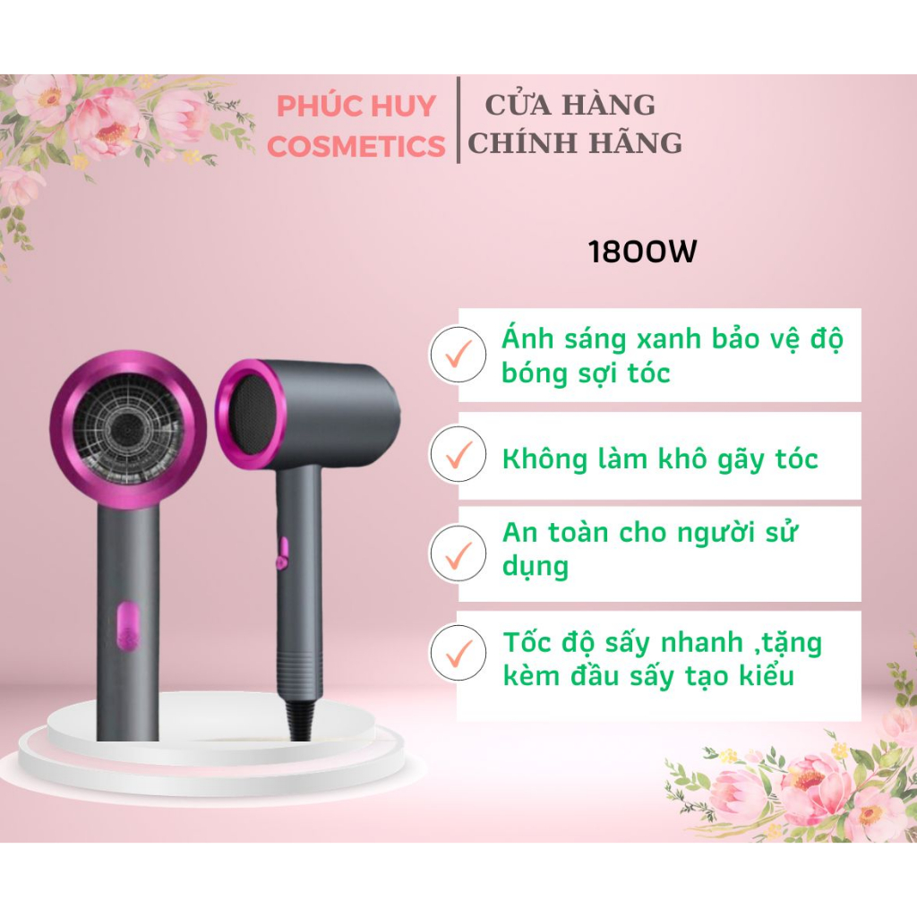 Máy sấy tóc cao cấp Weilaiya 1800W