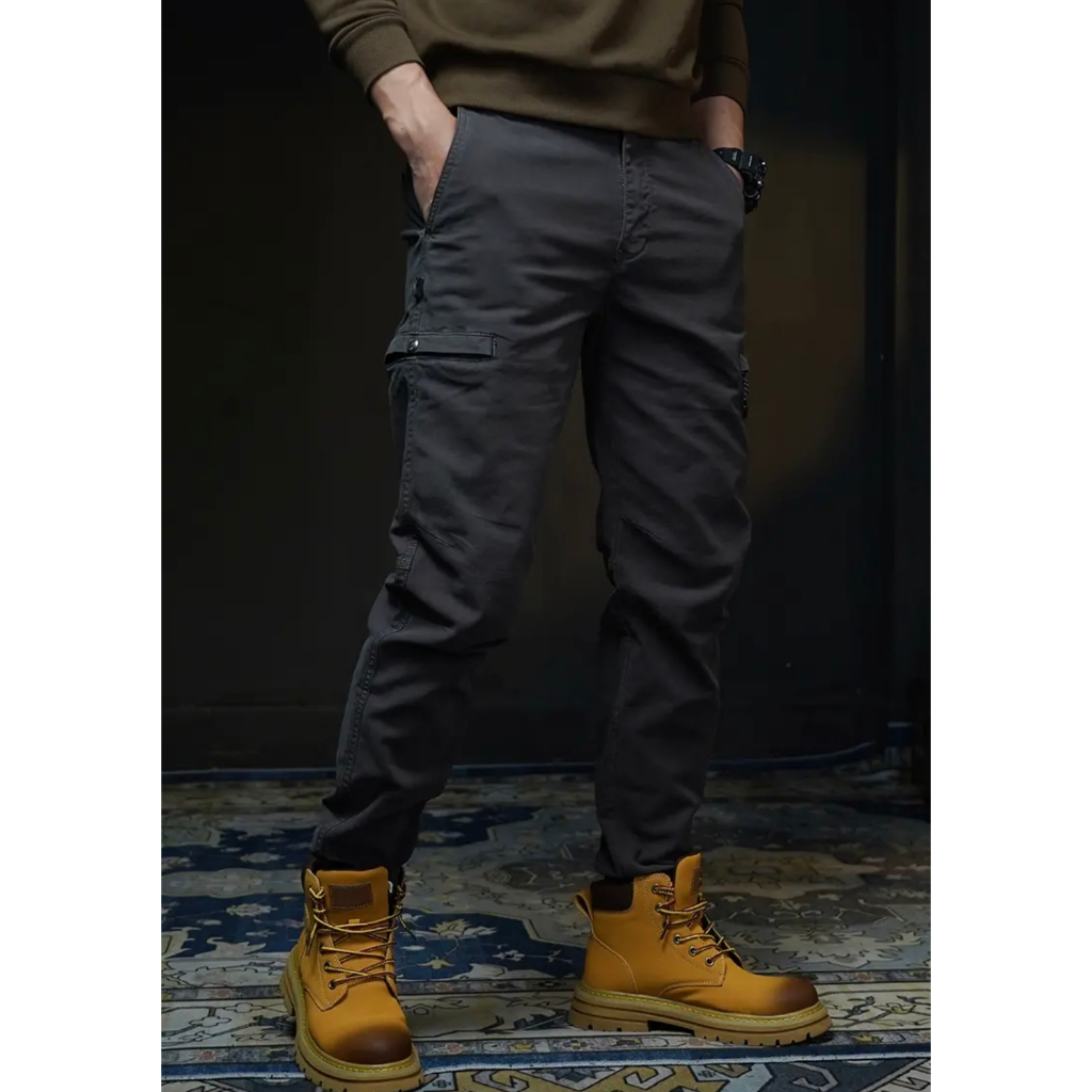 Quần Kaki Nam Ghampion Gấu Jogger Trẻ Trung, Quần Jogger Kaki Nam Hàng Chuẩn VNXK