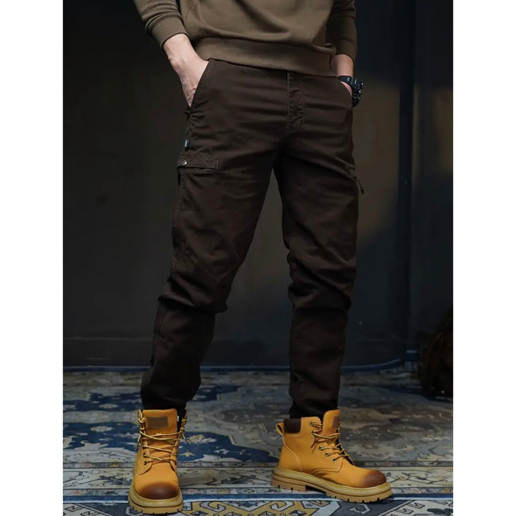 Quần Kaki Nam Ghampion Gấu Jogger Trẻ Trung, Quần Jogger Kaki Nam Hàng Chuẩn VNXK