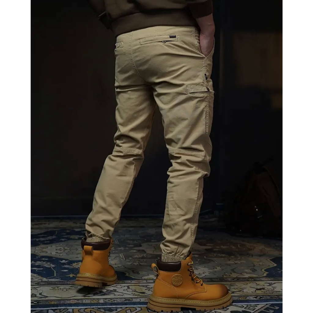 Quần Kaki Nam Ghampion Gấu Jogger Trẻ Trung, Quần Jogger Kaki Nam Hàng Chuẩn VNXK