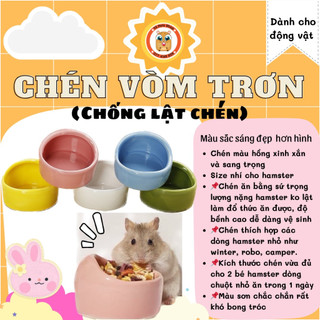 Chén vòm trơn cho hamster size nhỏ và lớn