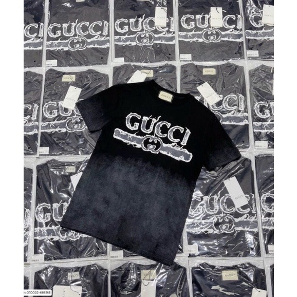 Áo Đôi Gucci Loang Unisex phom rộng dễ phối đồ HOT 2023! Hot #2023