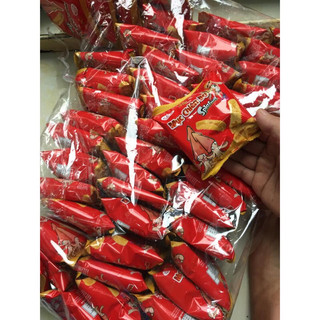 Bich 50 gói snack mực chiên bơ ❤️ freeship ❤️ bim bim mực chiên bơ giòn ngon - date mới
