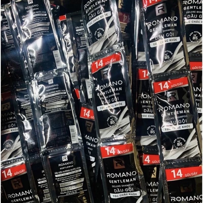 Dây 12 Gói Dầu Tắm Gọi 2 in 1 Romano Vip