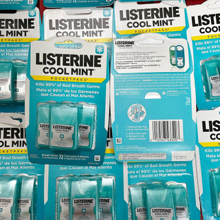 Miếng Ngậm Thơm Miệng Listerine Pocketpaks Vỉ 3 Hộp