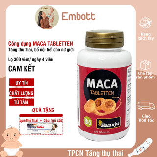 Maca force 3 bio hộp 60 viên tăng thụ thai cho cả nam và nữ embott22