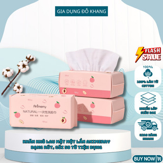 Khăn mặt khô dạng rút dùng 1 lần đa năng gói khăn lau mặt dạng rút animerry -bịch khăn giấy đa năng, lau khô,