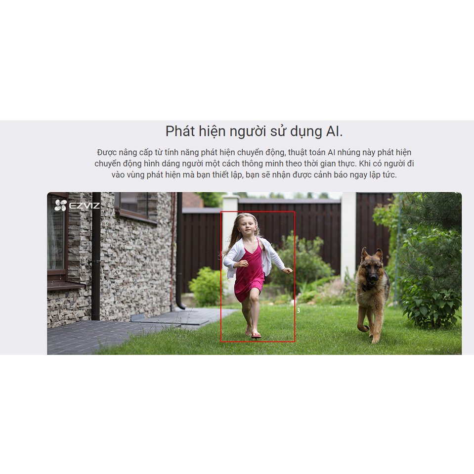 Camera wifi Ezviz ngoài trời C3N chính hãng, có mic ghi âm, màu khi ánh sáng yếu