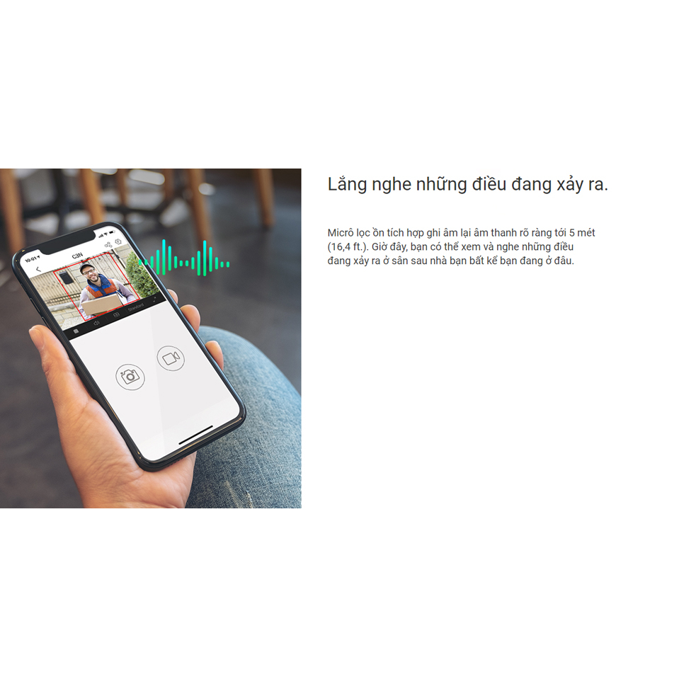 Camera wifi Ezviz ngoài trời C3N chính hãng, có mic ghi âm, màu khi ánh sáng yếu