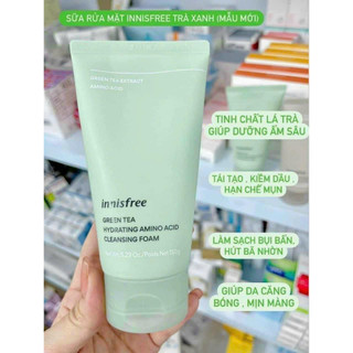 Sữa rửa mặt trà xanh INF 150ml mẫu mới