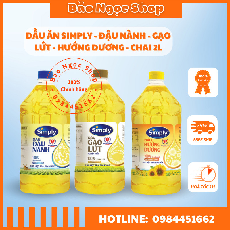 Dầu ăn Simply 2l