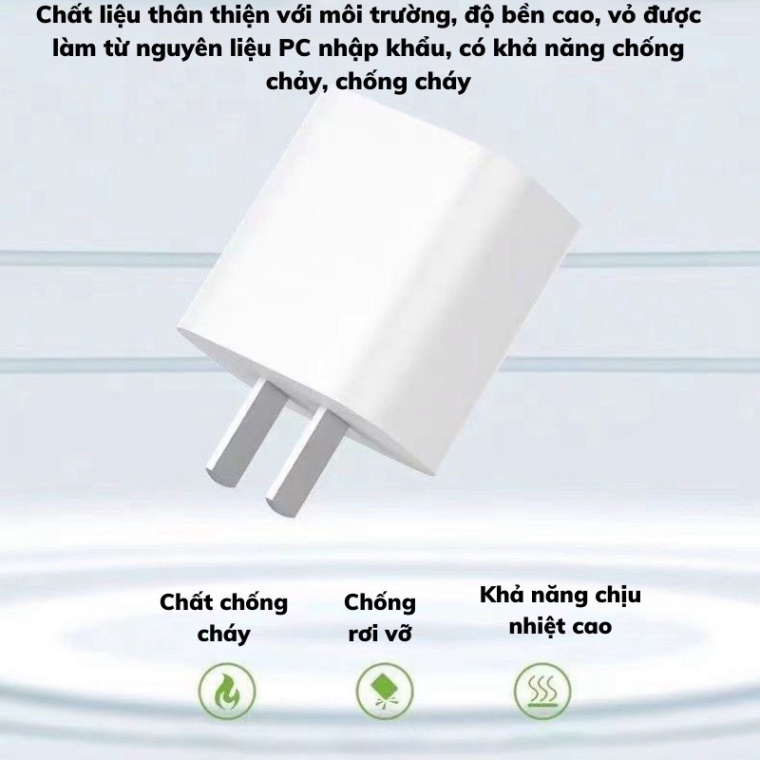 Bộ Sạc Nhanh 20W, Củ Sạc Nhanh 20W, Dây Sạc Nhanh Cho Điện Thoại X/Xsmax/11/12/13/14++ BH 12T SHOP YUGENZI