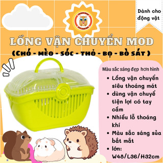 lồng nhựa vận chuyển MOD cho chó ,mèo ,sóc, thỏ, bọ, bò sát.....