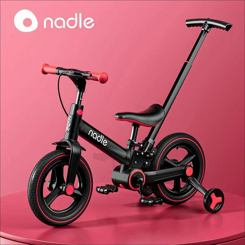 Xe đẩy trẻ em gấp gọn 3 bánh NADLE 5in1 kiêm xe thăng bằng, xe đạp dành trẻ từ 2-6 tuổi, trọng tải tối đa lên đến 40kg