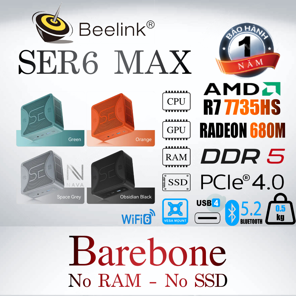 Order > SER7 | SER6 MAX R7 | GTR7 | UM790 PRO - 6900HX 7735HS 7840HS 7940HS Gaming Mini PC AMD NUC Nhỏ gọn - BH 12 Tháng