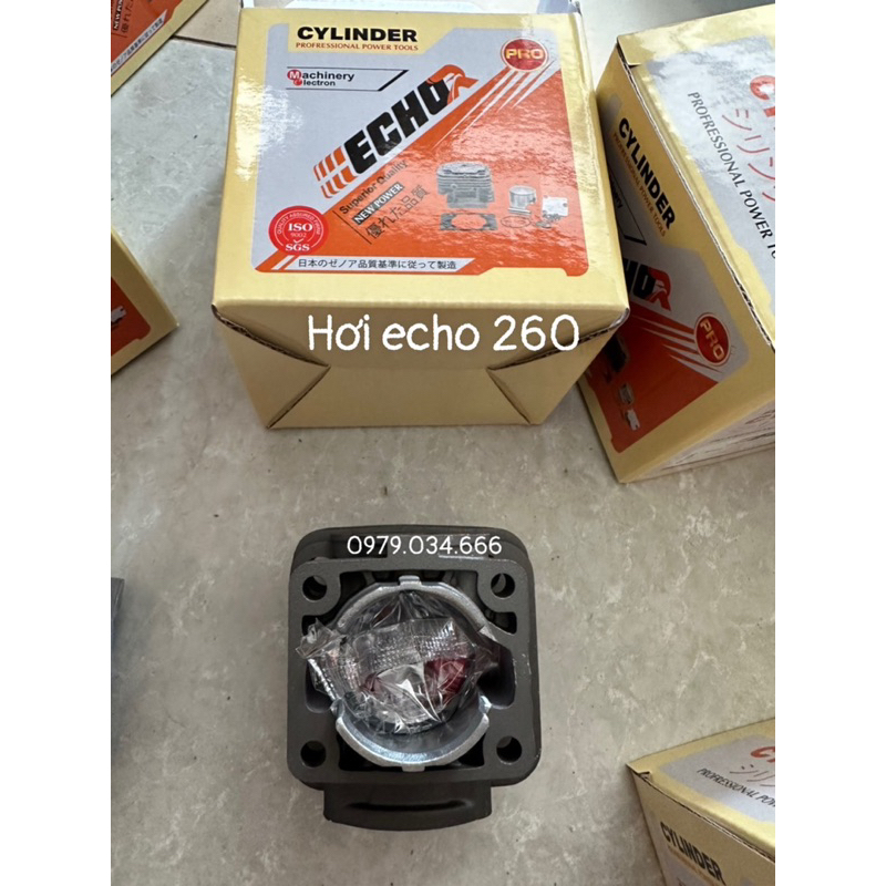 Bộ Nòng Hơi Echo 260 Đường Kính 34 Ly Dùng Cho Máy Cắt Cỏ 2 Thì