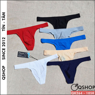 QUẦN LÓT LỌT KHE NAM VẢI SU LỤA MỀM MÁT MỎNG NHẸ QSHOP QK264