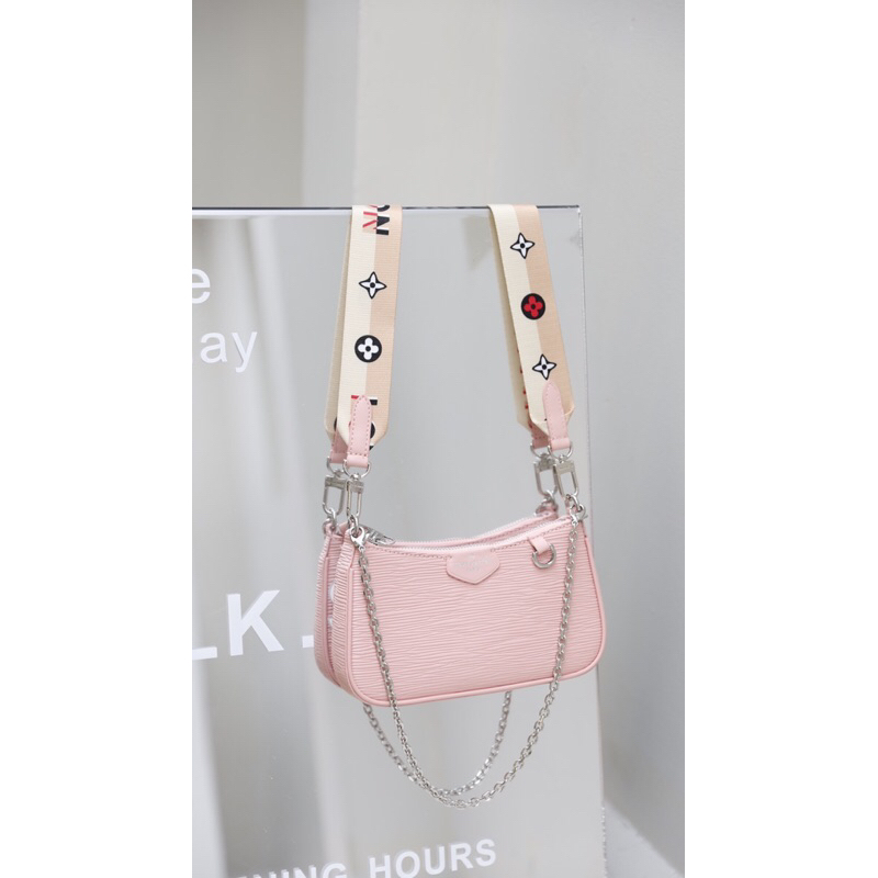 Túi đeo chéo L••V easy pouch 2 quai mini super fullbox