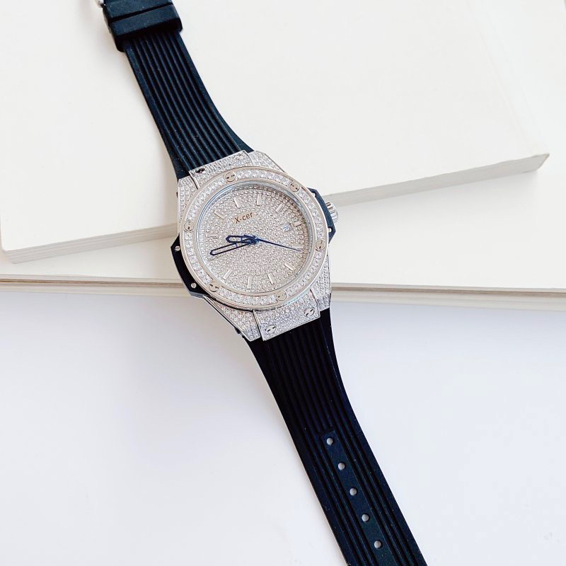 Đồng hồ nữ Xcer  B0635  Chính hãng mặt đính full đá máy Quartz  Chính Hãng Siz 34mm