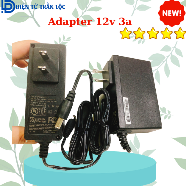 Nguồn Adapter 12V 3A hàng xịn mới 100%