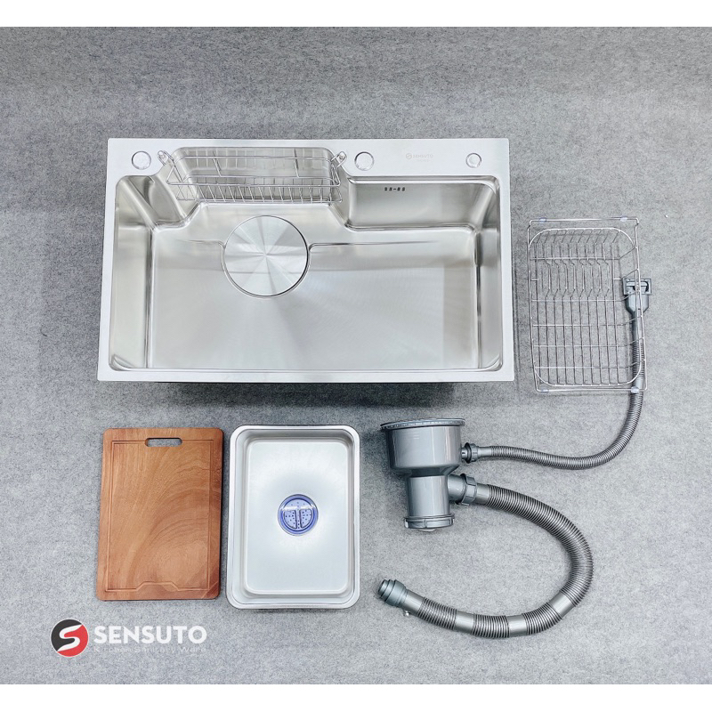 Chậu Rửa Bát 1 Hố Sensuto S780HQD & S780HQ
