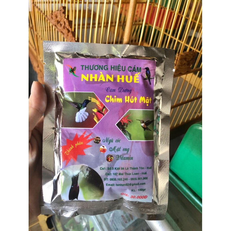 Cám chim hút mật Nhàn Huế gói 100g