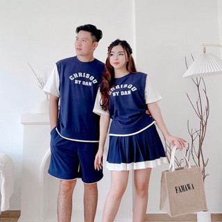 Bộ đồ thun đôi - áo thun đôi - set bộ thun đôi - đồ đôi thiết kế - áo thun đôi đẹp