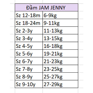 Đầm JAM JENNY trắng
