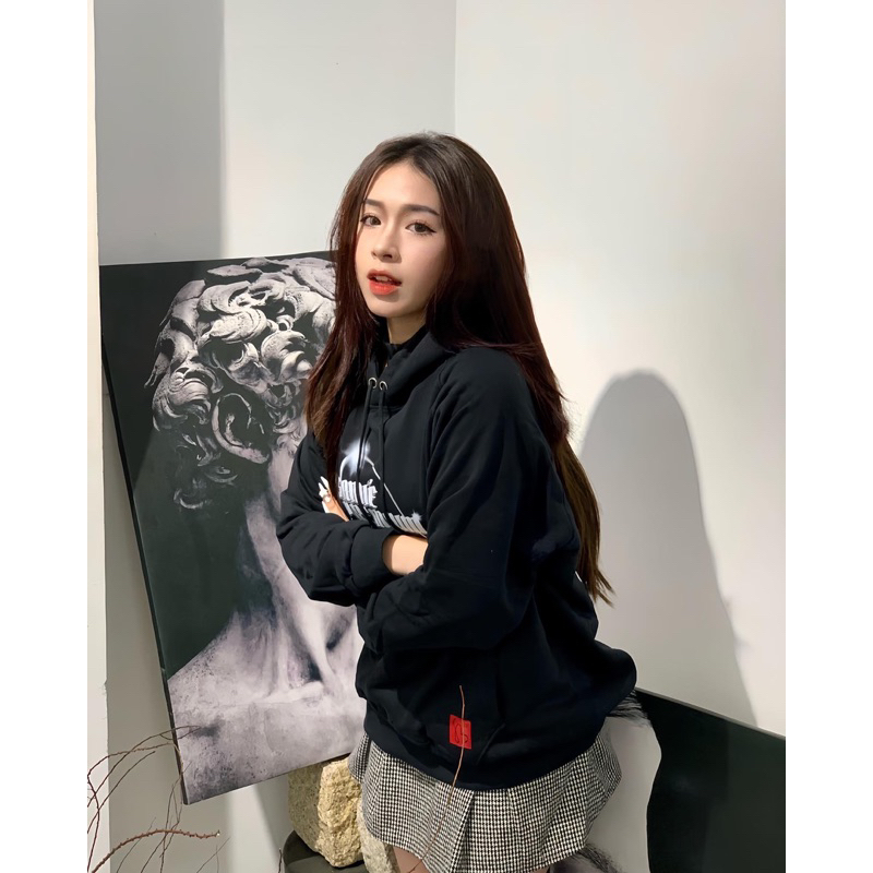 HOODIE RAPLANG NỈ BÔNG MỎNG IN LOGO BẠC SAMIÉ PREMIUM