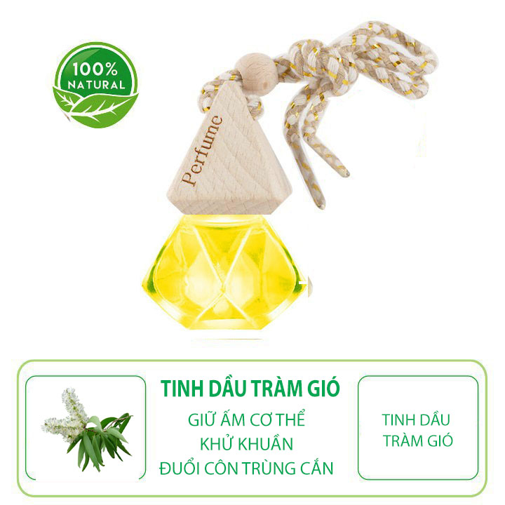 Tinh dầu treo xe, phòng, tủ quần áo nguyên chất khử mùi, thanh lọc không khí, giúp thư giãn tinh thần - avaskincare
