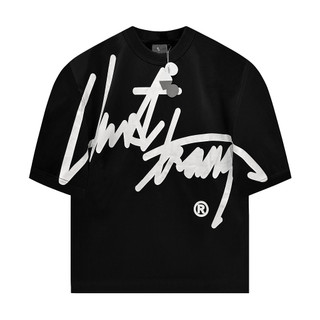  TEE LS tay ngắn đen - ÁO THUN BOXY CHUỘT TRẮNG 