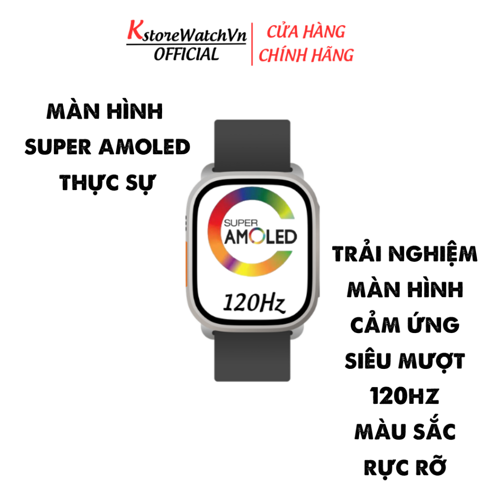 Đồng Hồ Thông Minh HK8 PRO MAX Gen 2 Chat GPT Màn Hình Super Amoled 2.12 Inch Tràn Viền Theo Dõi Sức Khoẻ KstoreWatchVn