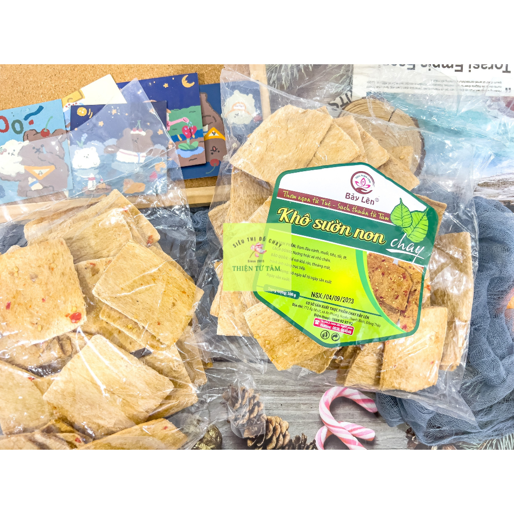 Khô Sườn Non Chay Bảy Lên Thơm Ngọt Khó Cưỡng 500G