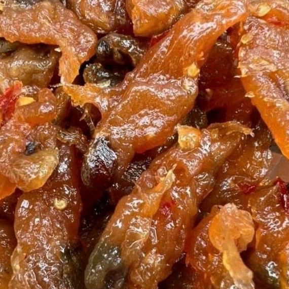 125k Hủ 500gr Mãng Cầu Sấy Dẻo