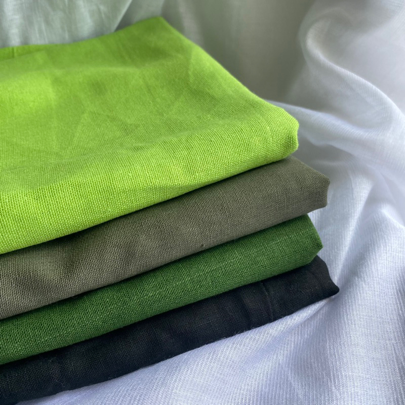 Vải Linen chất đẹp dày 💚