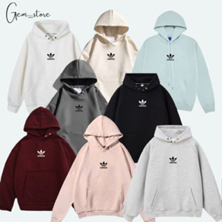 ÁO Hoodie ADIDAS chất nỉ bông dày cao cấp bấm nút , áo nỉ Unisex dễ phối đồ nam nữ, form chuẩn i hình GEM_Store