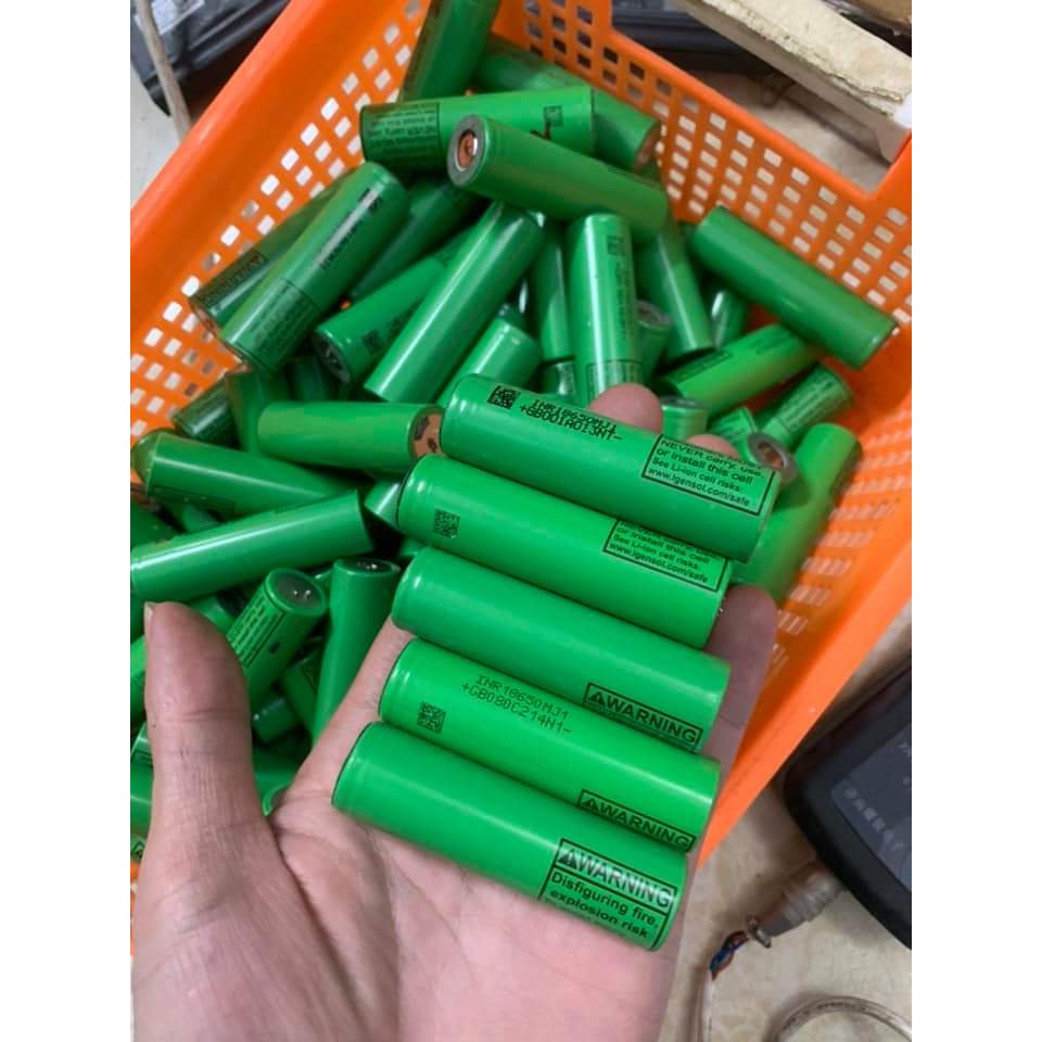 Pin 18650 LG Chem dung lượng 3000 -3600mAh - 3.7V xả 35A [ mua 15 tặng 1 Tháo khối HE4