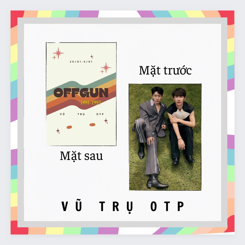 Set 9 card bo góc OFFGUN