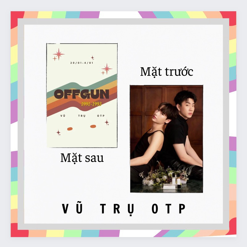 Set 9 card bo góc OFFGUN