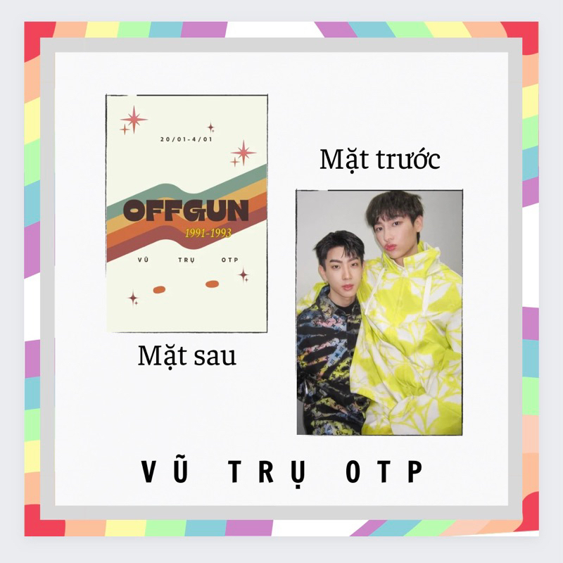 Set 9 card bo góc OFFGUN