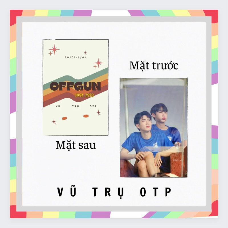 Set 9 card bo góc OFFGUN