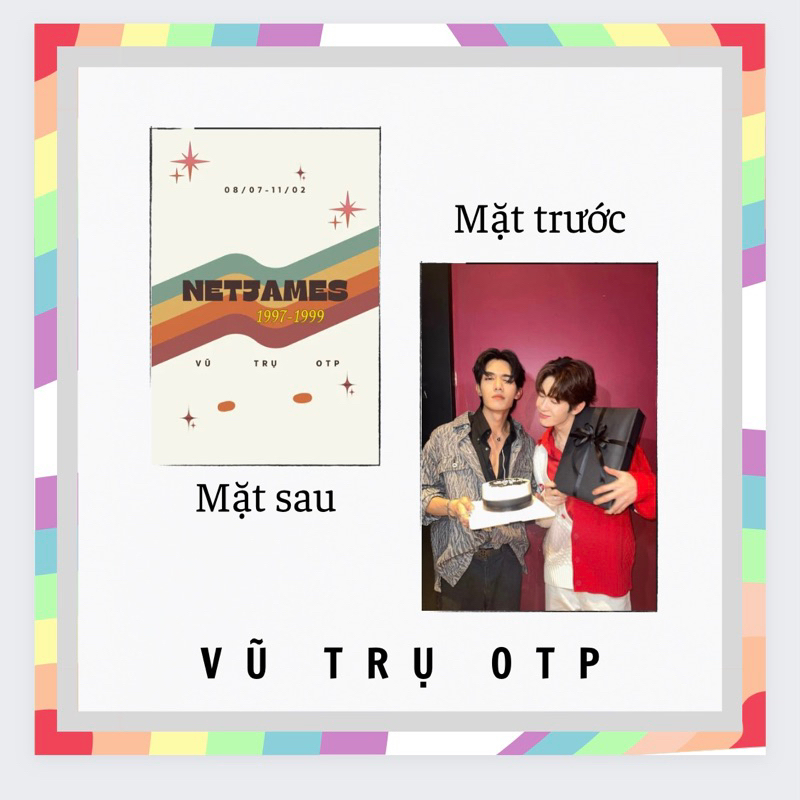 Set 9 card bo góc NETJAMES