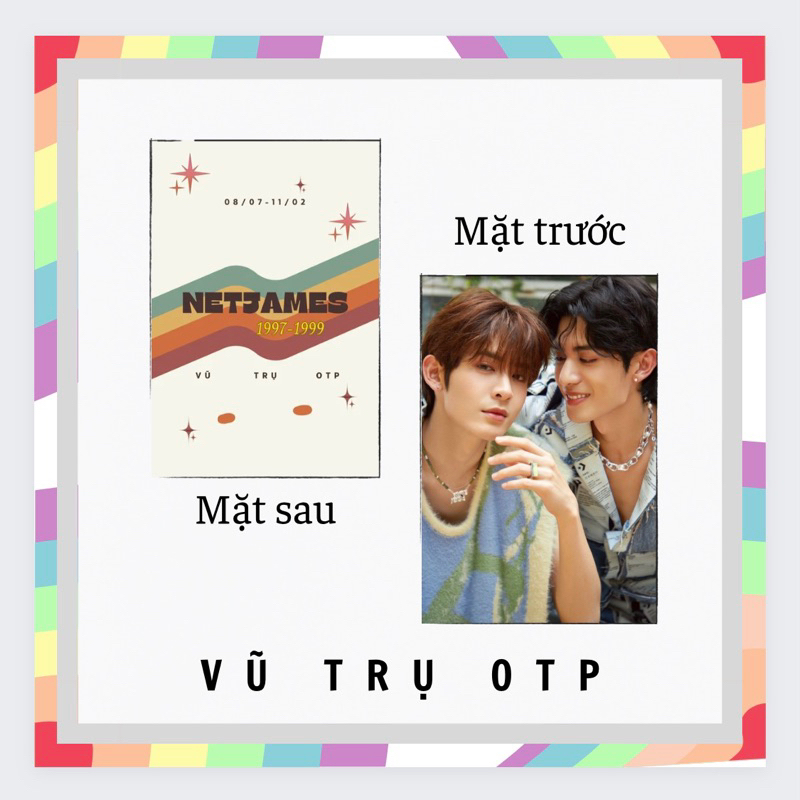 Set 9 card bo góc NETJAMES