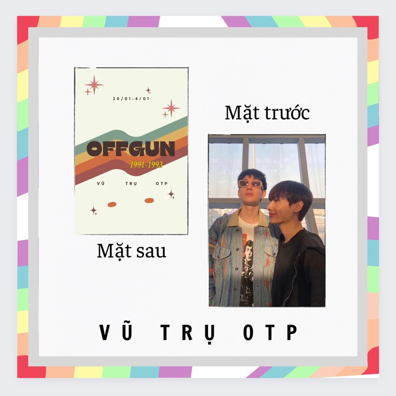 Set 9 card bo góc OFFGUN