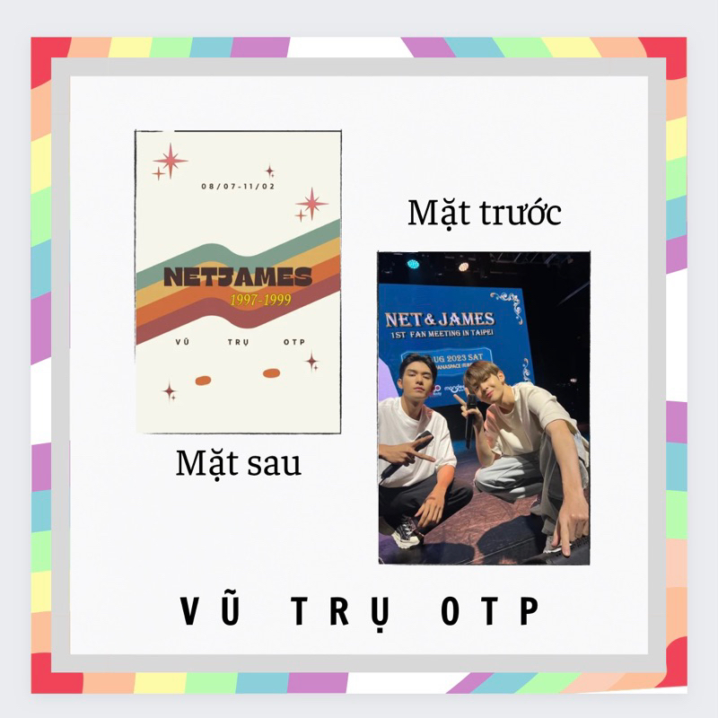 Set 9 card bo góc NETJAMES