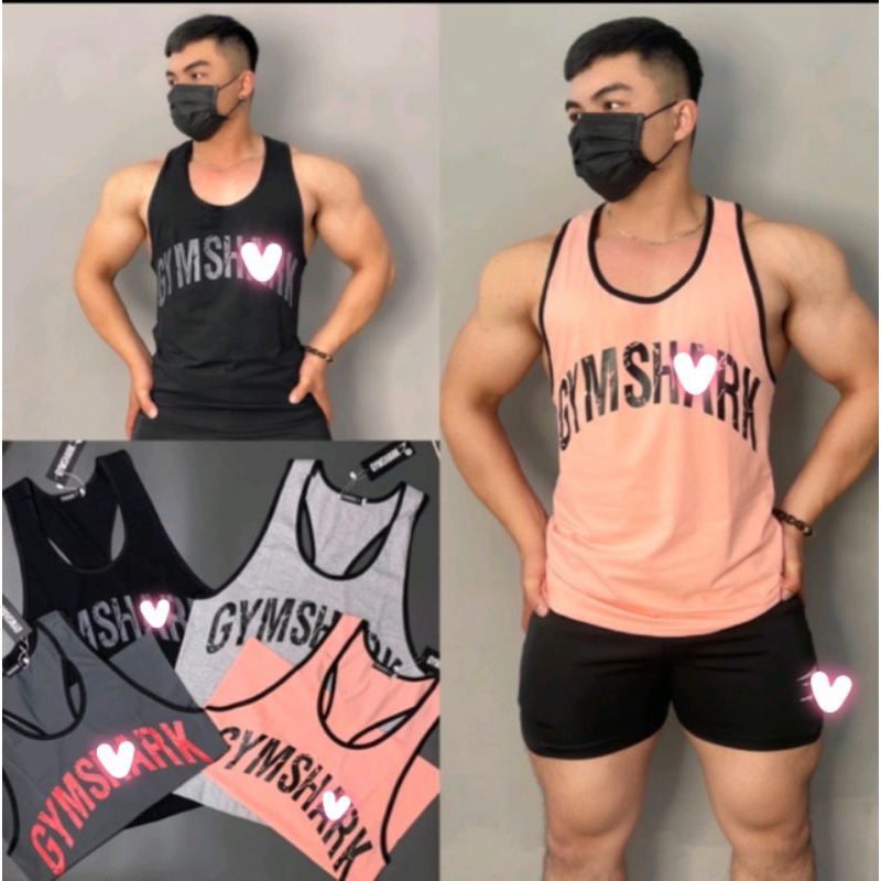 áo ba lỗ gym nam GSK, áo tank top nam