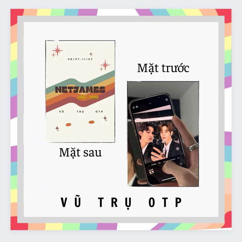 Set 9 card bo góc NETJAMES